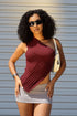 Lila Asymmetrical Knit One Shoulder Top
